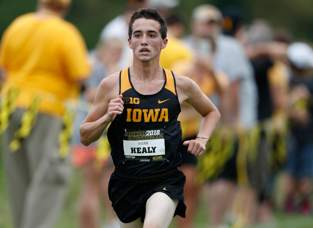 Noah Healy during the Hawkeye Invitational Friday, August 31, 2018 at the Ashton Cross Country Course. (Brian Ray/hawkeyesports.com)