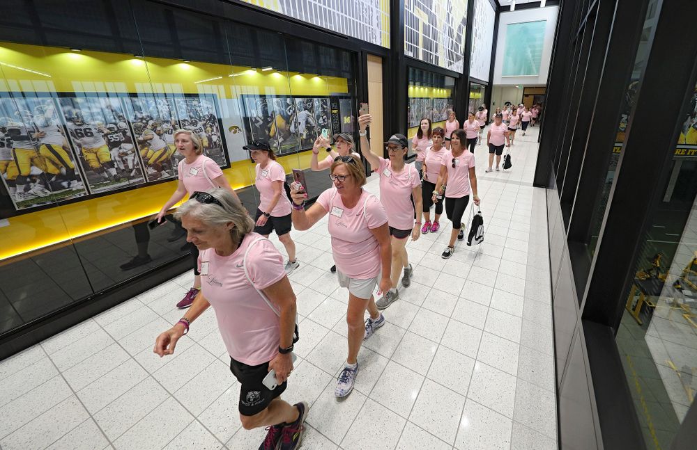 The Ladies Football Academy at the Hansen Football Performance Center in Iowa City on Saturday, Jun 8, 2019. (Stephen Mally/hawkeyesports.com)