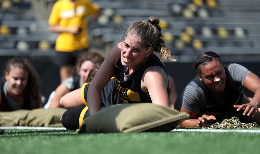 The Iowa WomenÕs Basketball Team participates in the The Program Tuesday, September 17, 2019 at Kinnick Stadium (Brian Ray/hawkeyesports.com)