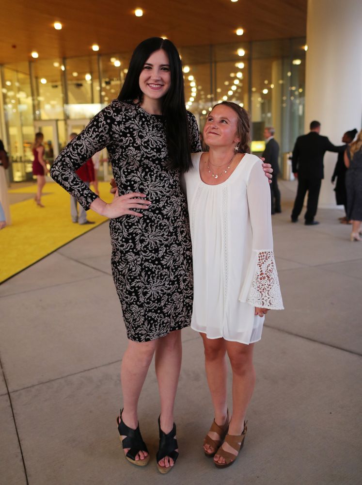 The 2019 Golden Herkys yellow carpet Tuesday, April 23, 2019 at Hancher Auditorium. (Brian Ray/hawkeyesports.com)