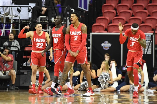 14 MAR 2019: The 2019 Mountain West Men's and Women's Basketball Championship held at the Thomas and Mack Center in Las Vegas, NV. Justin Tafoya/NCAA Photos