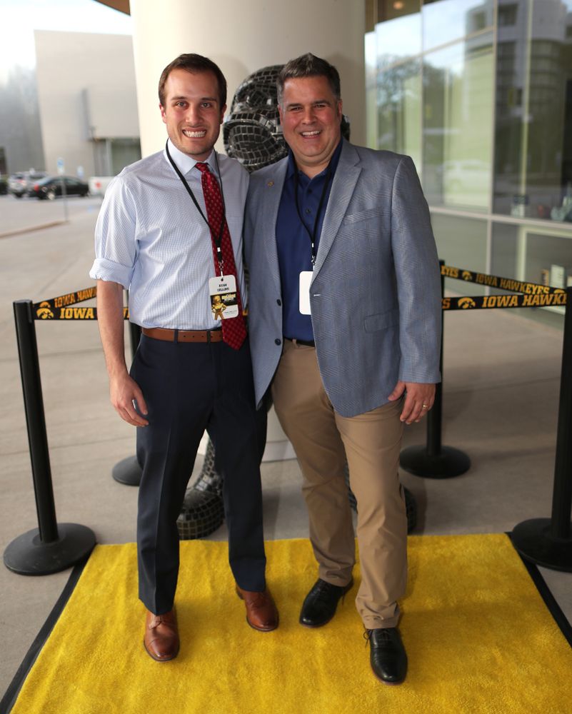 The 2019 Golden Herkys yellow carpet Tuesday, April 23, 2019 at Hancher Auditorium. (Brian Ray/hawkeyesports.com)