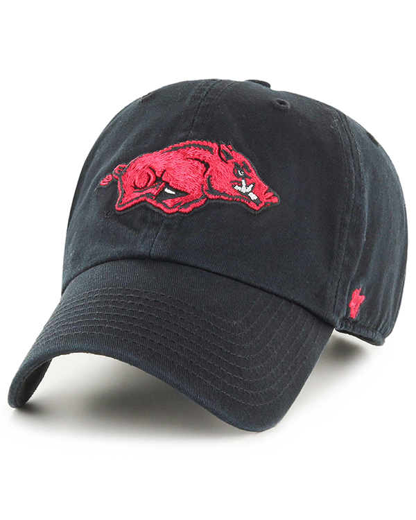 Arkansas Razorbacks 47 Brand 47 Clean Up Hat Grey Arkansas