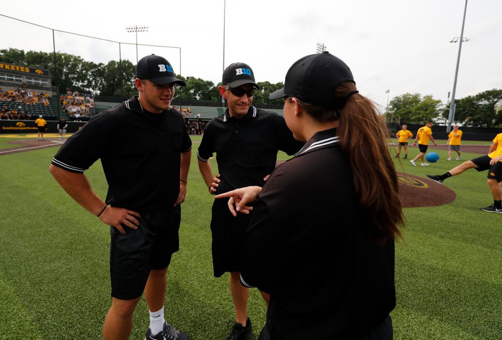 The Iowa Student Athlete Kickoff Kickball game Sunday, August 19, 2018 at Duane Banks Field. (Brian Ray/hawkeyesports.com)