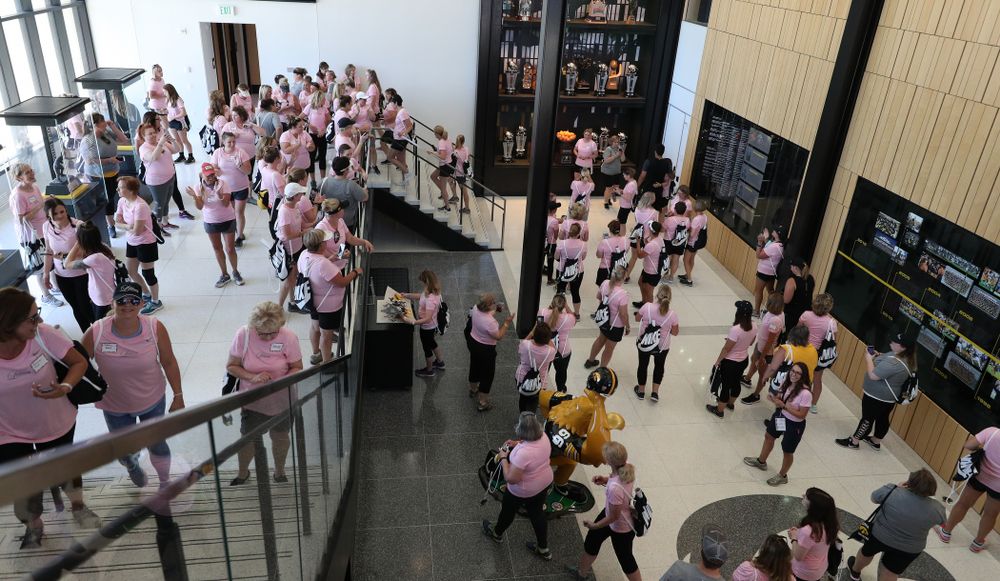 The 2019 Iowa Ladies Football Academy Saturday, June 8, 2019 at the Hansen Football Performance Center. (Brian Ray/hawkeyesports.com)