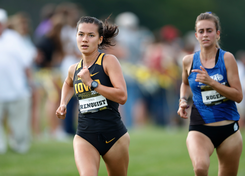 Wren Renquist during the Hawkeye Invitational Friday, August 31, 2018 at the Ashton Cross Country Course. (Brian Ray/hawkeyesports.com)