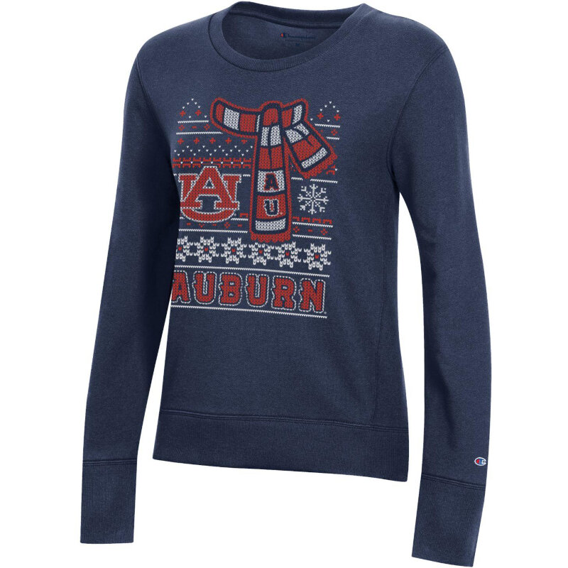 Official Auburn Tigers Champion Cross Knit Scarf Ugly Sweater ...
