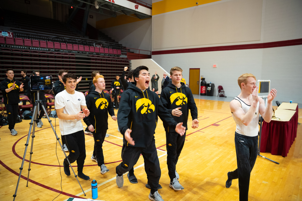 The Iowa Hawekeys against Minnesota and Penn State at the Maturi Pavilion Saturday, March 23, 2019 in Minneapolis, Minn. (C. Morgan Engel/Freelance)