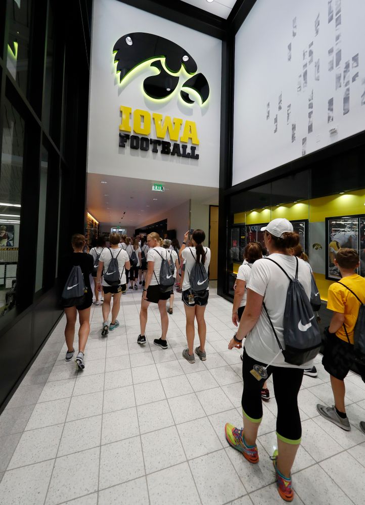 The 2018 Iowa Ladies Football Academy Saturday, June 9, 2018 at Kinnick Stadium. (Brian Ray/hawkeyesports.com)