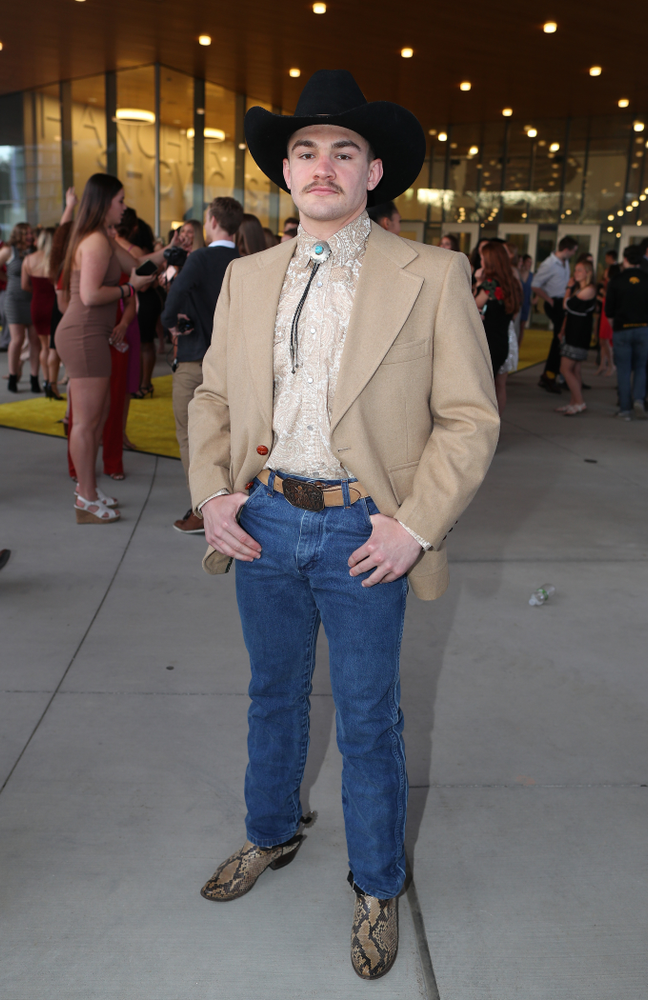 The 2019 Golden Herkys yellow carpet Tuesday, April 23, 2019 at Hancher Auditorium. (Brian Ray/hawkeyesports.com)