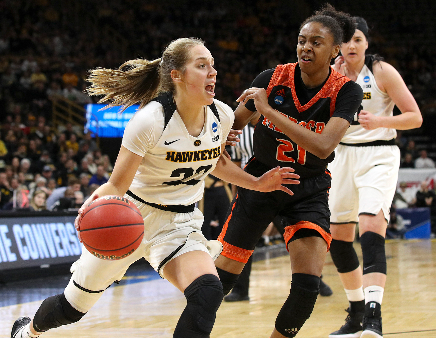 Wbb Iowa 66 Mercer 61 Page 7208 University Of Iowa Athletics