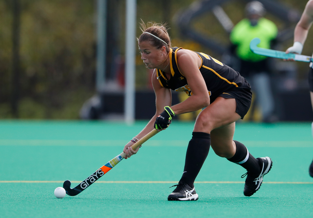 Iowa Hawkeyes Sophie Sunderland (20) against Dartmouth Friday, August 31, 2018 at Grant Field. (Brian Ray/hawkeyesports.com)