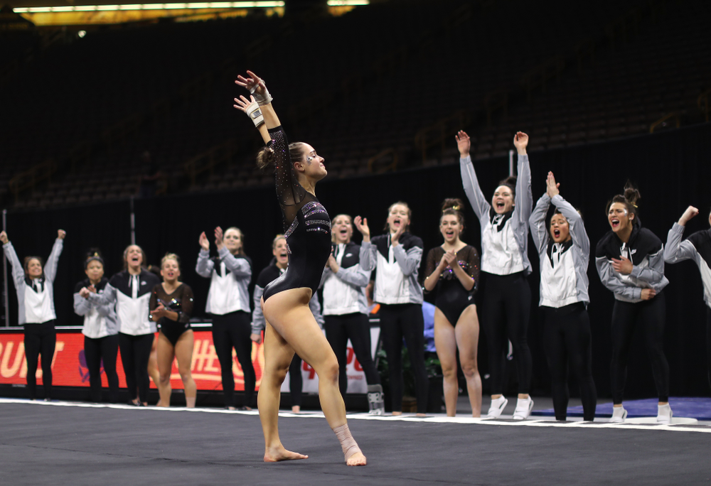 The Iowa Hawkeyes against the Iowa State Cyclones Friday, March 1, 2019 at Carver-Hawkeye Arena. (Brian Ray/hawkeyesports.com)