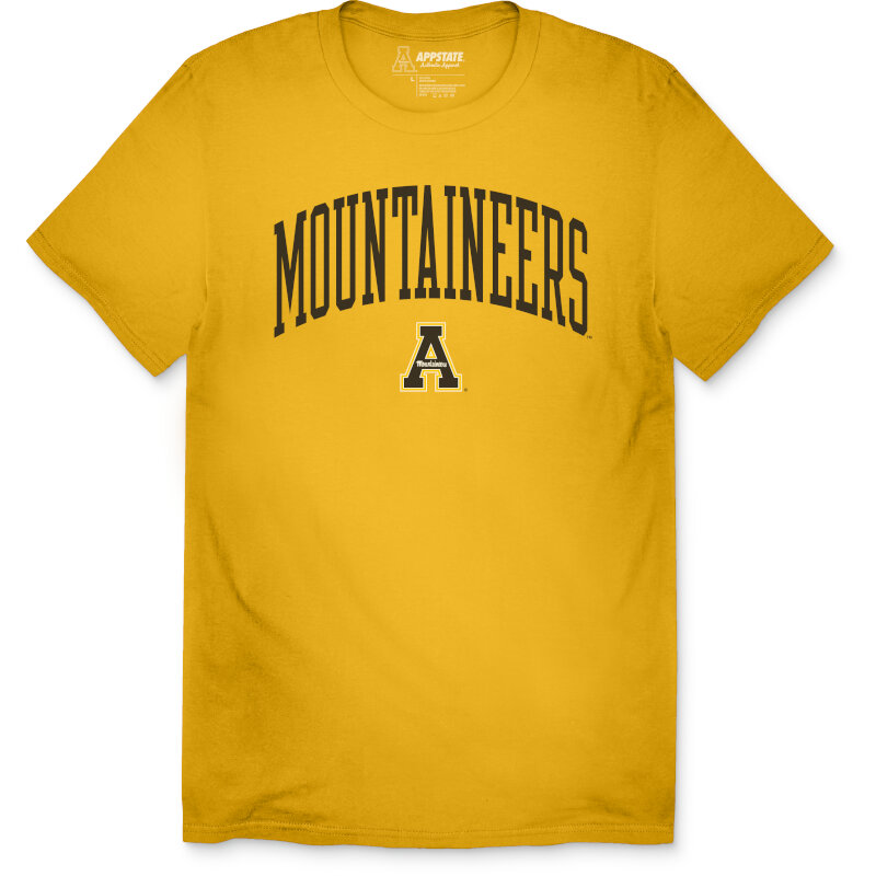 Appalachian State Mountaineers Logo Mascot Arch T Shirt Appalachian State University Merchandise App State Apparel Appalachian State Gear Clothing App State Gifts Official Appalachian State Mountaineers Store