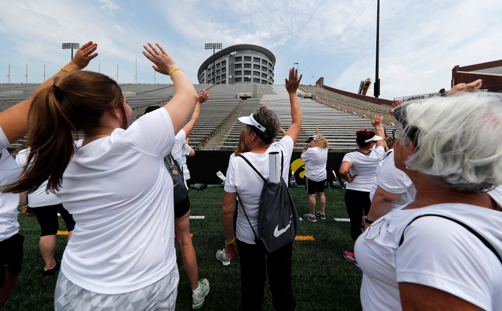 The 2018 Iowa Ladies Football Academy Saturday, June 9, 2018 at Kinnick Stadium. (Brian Ray/hawkeyesports.com)