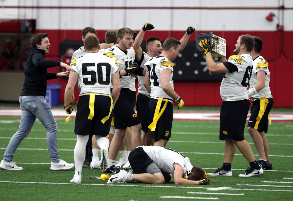 The Hawkeye football managers capture the rusty toolbox for the first time since 2008 with a 20-19 double The Hawkeye Football Managers captured the rusty toolbox for the first time since 2008 with a 20-19 double overtime win against the Wisconsin football managers on Nov. 8 in Madison, Wisconsin.