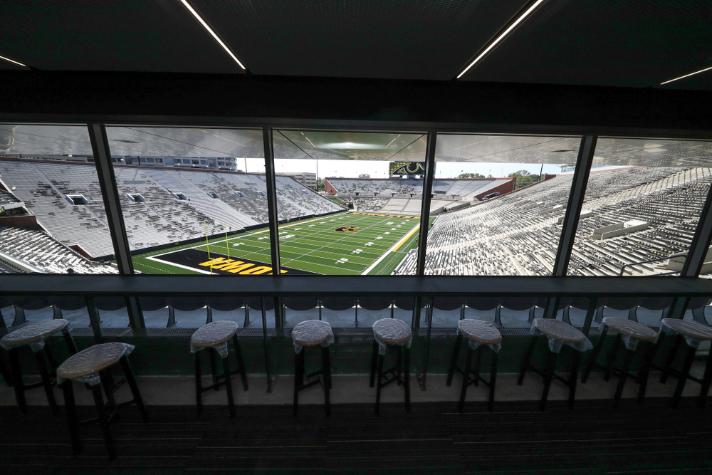The Ted Pacha Family Club in the new north end zone of Kinnick Stadium Friday, August 9, 2019. (Brian Ray/hawkeyesports.com)