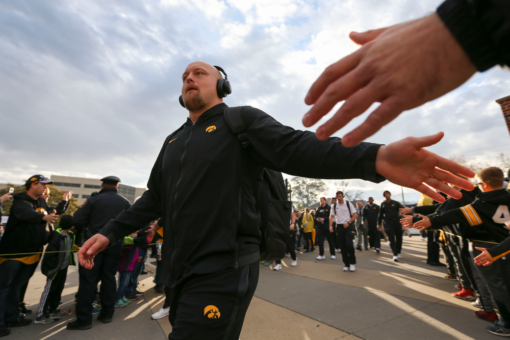 Iowa Hawkeyes fullback Brady Ross (36) during Iowa football vs Purdue on Saturday, October 19, 2019 at Kinnick Stadium. (Lily Smith/hawkeyesports.com)