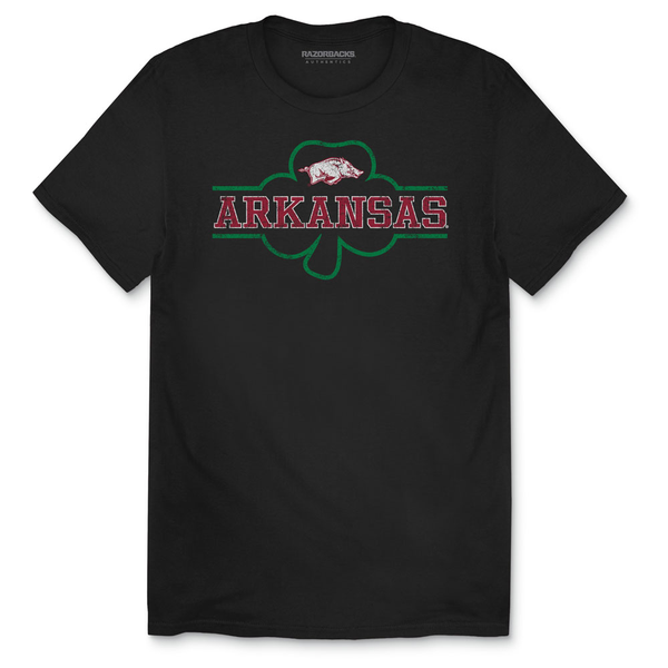 Arkansas Razorbacks Collegiate Clover Unisex Short Sleeve T-Shirt ...