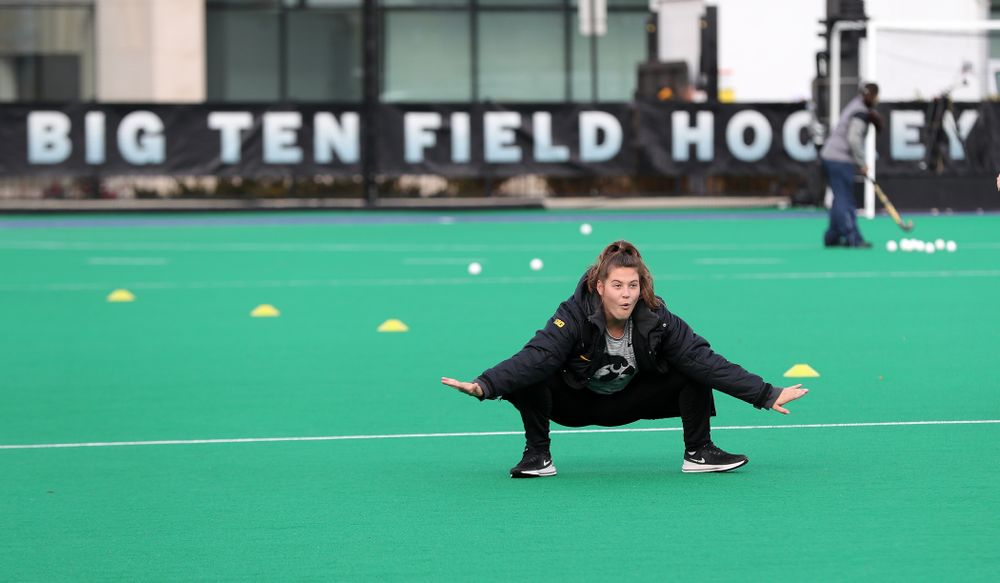 Iowa Hawkeyes Grace McGuire (62) against the Michigan Wolverines in the semi-finals of the Big Ten Tournament Friday, November 2, 2018 at Lakeside Field on the campus of Northwestern University in Evanston, Ill. (Brian Ray/hawkeyesports.com)
