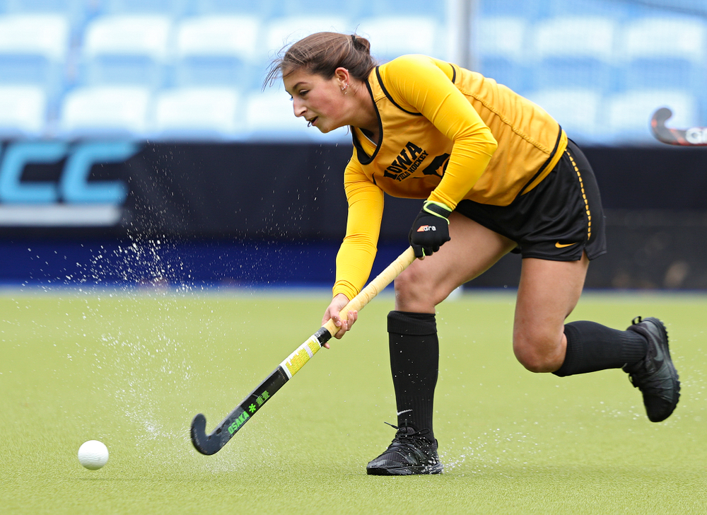 Iowa’s Isabella Solaroli (16) during their practice at Karen Shelton Stadium in Chapel Hill, N.C. on Thursday, Nov 14, 2019. (Stephen Mally/hawkeyesports.com)
