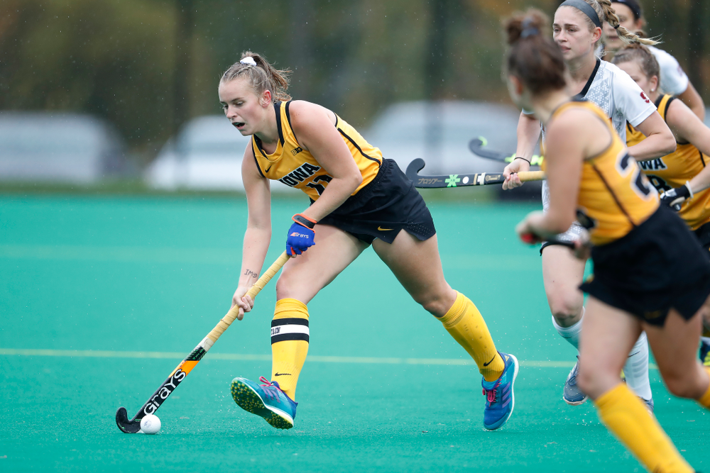 Iowa Hawkeyes Katie Birch (11) against Stanford Sunday, October 7, 2018 at Grant Field. (Brian Ray/hawkeyesports.com)