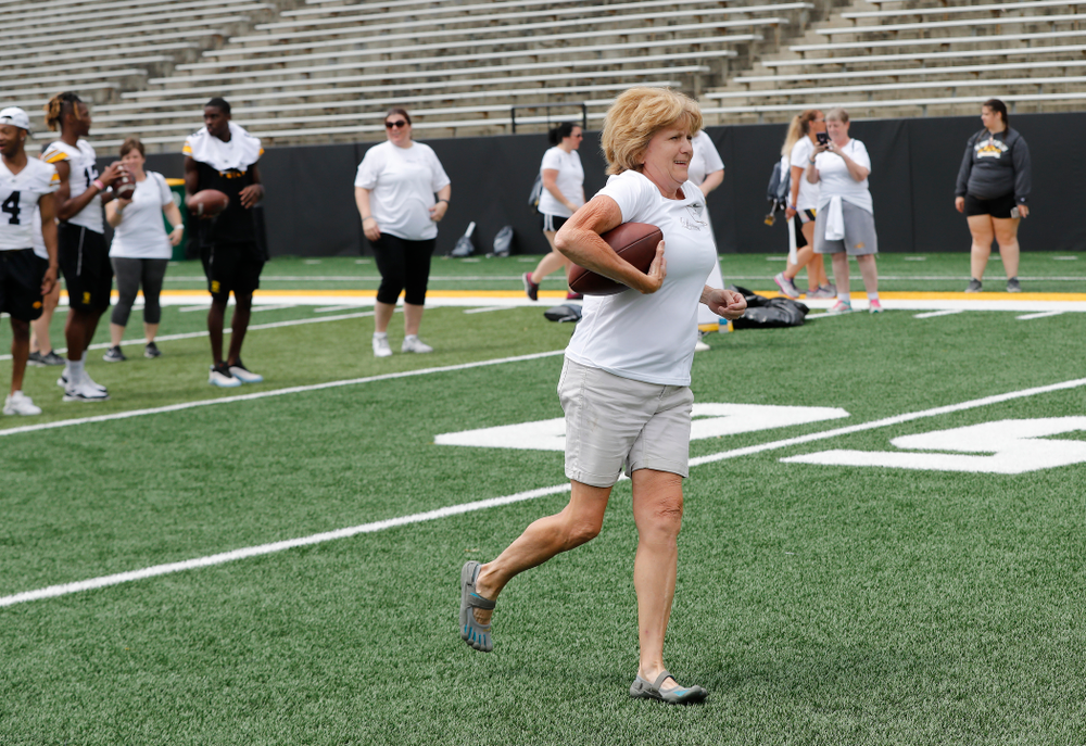 The 2018 Iowa Ladies Football Academy Saturday, June 9, 2018 at Kinnick Stadium. (Brian Ray/hawkeyesports.com)