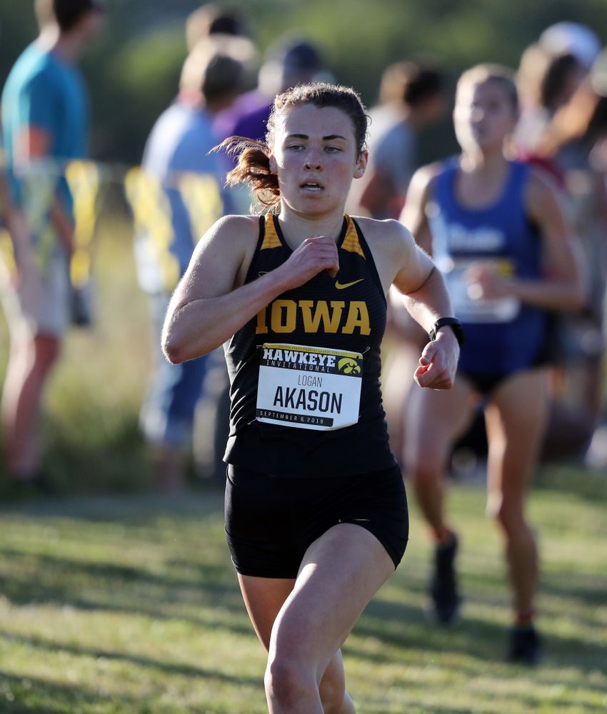 IowaÕs Logan Akason runs in the 2019 Hawkeye Invitational Friday, September 6, 2019 at the Ashton Cross Country Course. (Brian Ray/hawkeyesports.com)