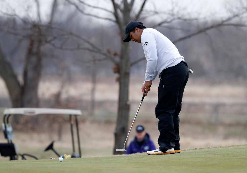 Ryoto Furuya during the 2018 Hawkeye Invitational Friday, April 13, 2018 at Finkbine Golf Course. (Brian Ray/hawkeyesports.com)