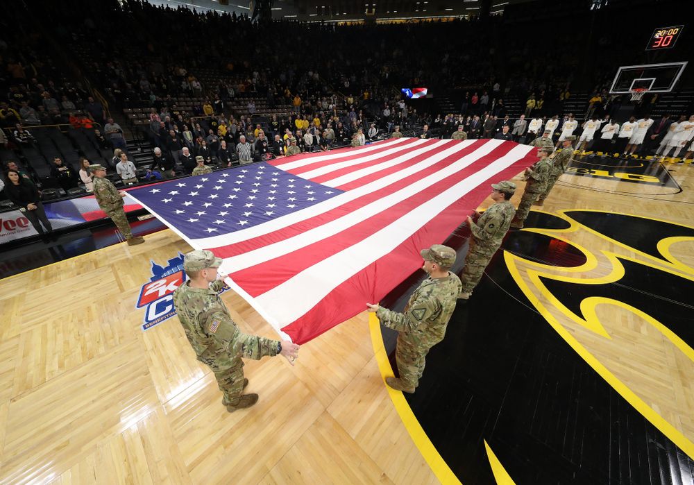 The Iowa Hawkeyes against UW Green Bay Sunday, November 11, 2018 at Carver-Hawkeye Arena. (Brian Ray/hawkeyesports.com)