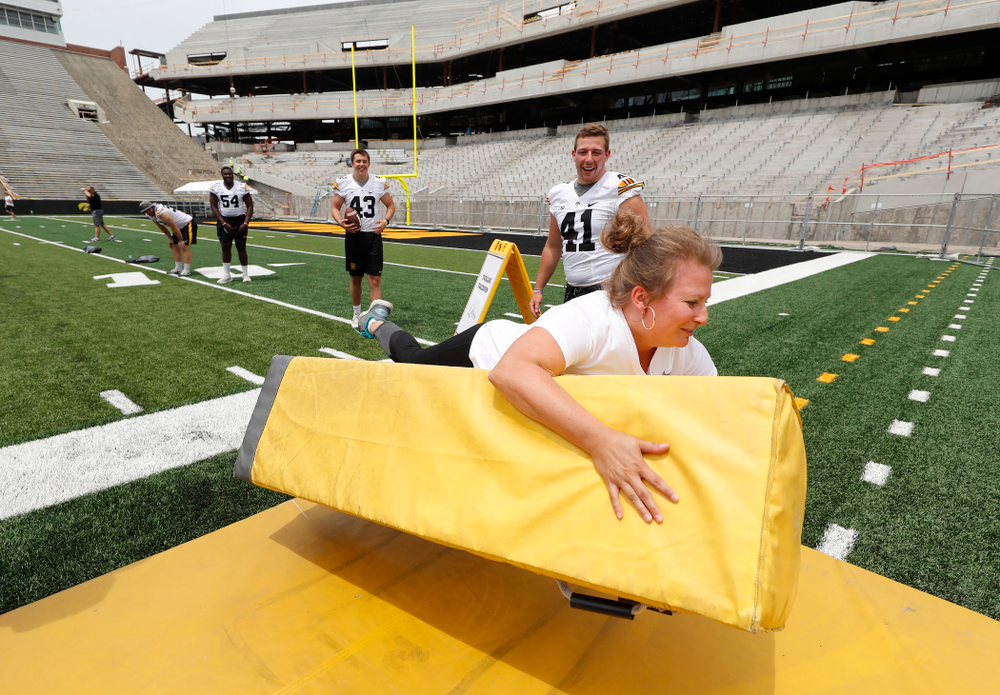 The 2018 Iowa Ladies Football Academy Saturday, June 9, 2018 at Kinnick Stadium. (Brian Ray/hawkeyesports.com)