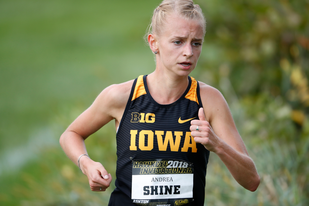 Andrea Shine during the Hawkeye Invitational Friday, August 31, 2018 at the Ashton Cross Country Course. (Brian Ray/hawkeyesports.com)