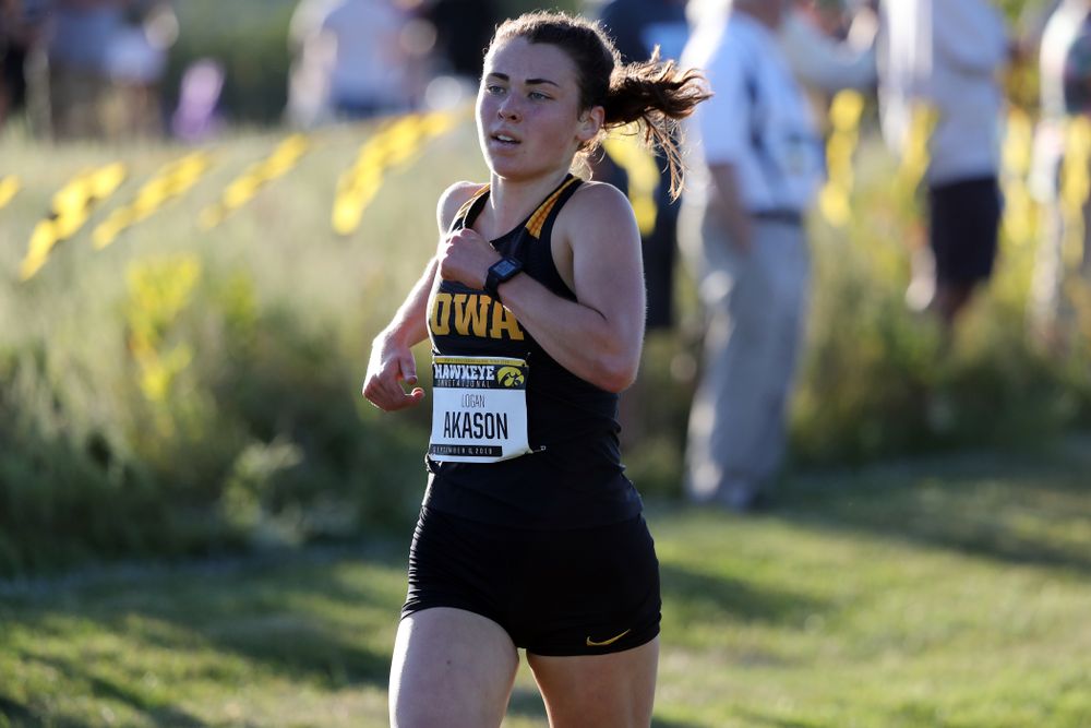 IowaÕs Logan Akason runs in the 2019 Hawkeye Invitational Friday, September 6, 2019 at the Ashton Cross Country Course. (Brian Ray/hawkeyesports.com)
