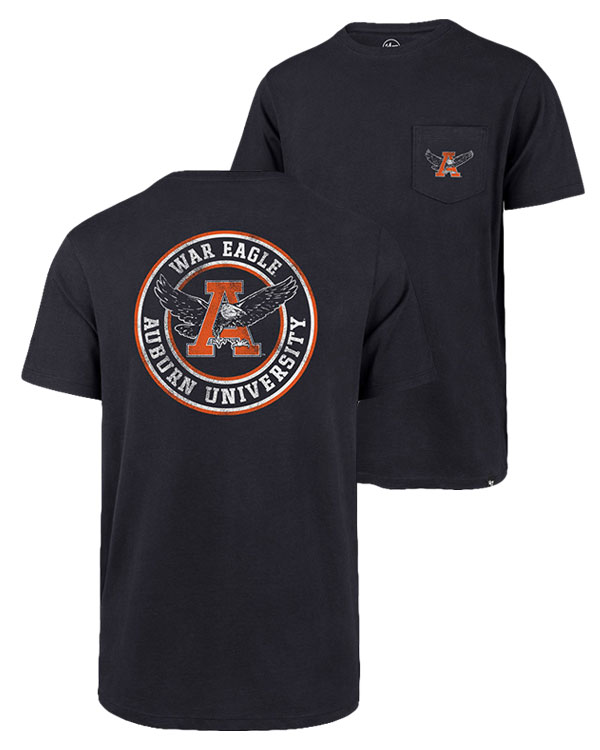 Auburn Tigers Super Rival Vintage Pocket Short Sleeve T Shirt