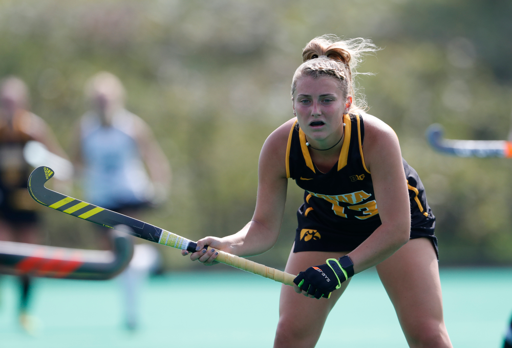 Iowa Hawkeyes Leah Zellner (13) against Dartmouth Friday, August 31, 2018 at Grant Field. (Brian Ray/hawkeyesports.com)