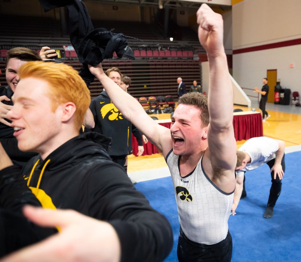 The Iowa Hawekeys against Minnesota and Penn State at the Maturi Pavilion Saturday, March 23, 2019 in Minneapolis, Minn. (C. Morgan Engel/Freelance)
