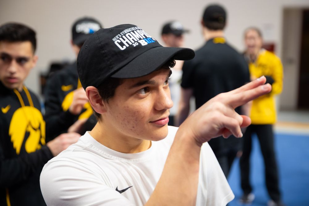 The Iowa Hawekeys against Minnesota and Penn State at the Maturi Pavilion Saturday, March 23, 2019 in Minneapolis, Minn. (C. Morgan Engel/Freelance)