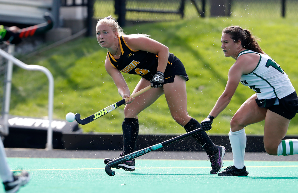 Iowa Hawkeyes Makenna Grewe (4) against Dartmouth Friday, August 31, 2018 at Grant Field. (Brian Ray/hawkeyesports.com)