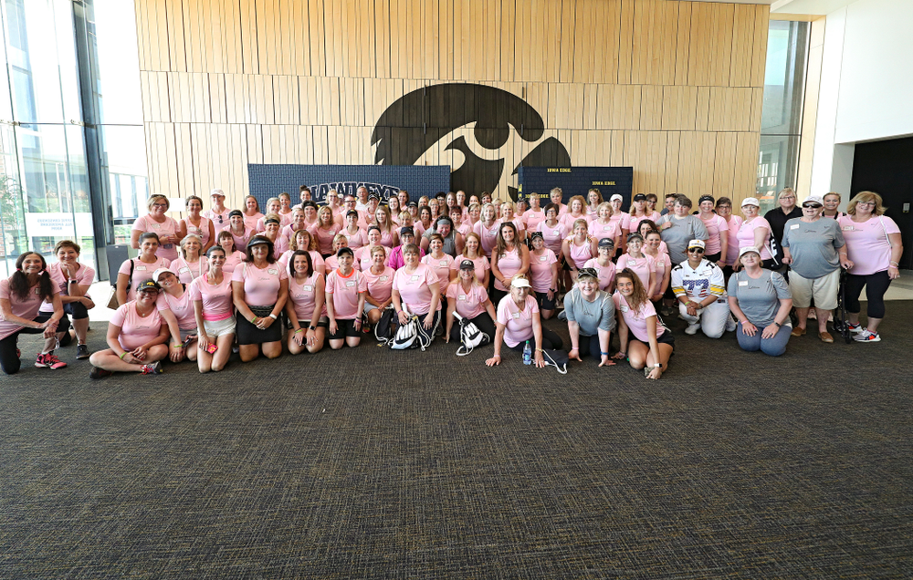 The Ladies Football Academy at the Hansen Football Performance Center in Iowa City on Saturday, Jun 8, 2019. (Stephen Mally/hawkeyesports.com)