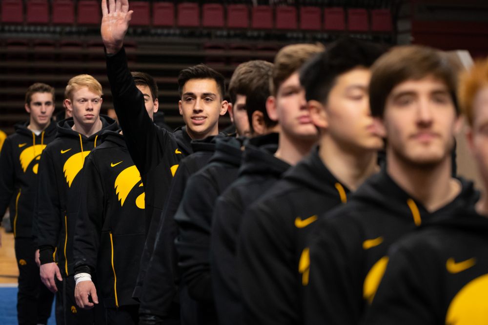 The Iowa Hawekeys against Minnesota and Penn State at the Maturi Pavilion Saturday, March 23, 2019 in Minneapolis, Minn. (C. Morgan Engel/Freelance)