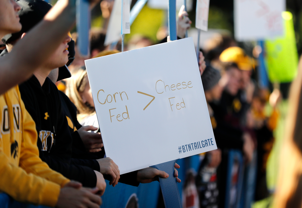 The BTN Tailgate does a live show Saturday, September 22, 2018 at Hubbard Park on the University of Iowa Campus. (Brian Ray/hawkeyesports.com)