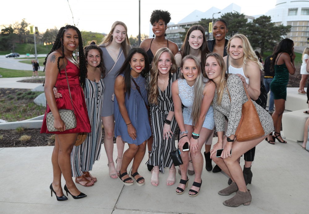 The 2019 Golden Herkys yellow carpet Tuesday, April 23, 2019 at Hancher Auditorium. (Brian Ray/hawkeyesports.com)