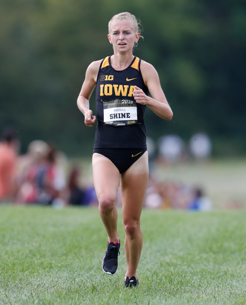 Andrea Shine during the Hawkeye Invitational Friday, August 31, 2018 at the Ashton Cross Country Course. (Brian Ray/hawkeyesports.com)