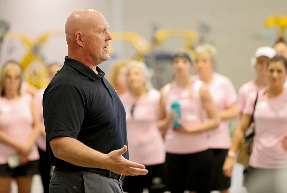 The Ladies Football Academy at the Hansen Football Performance Center in Iowa City on Saturday, Jun 8, 2019. (Stephen Mally/hawkeyesports.com)
