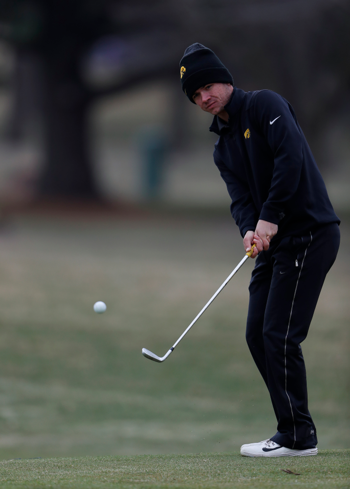 Alex Moorman during the 2018 Hawkeye Invitational Friday, April 13, 2018 at Finkbine Golf Course. (Brian Ray/hawkeyesports.com)