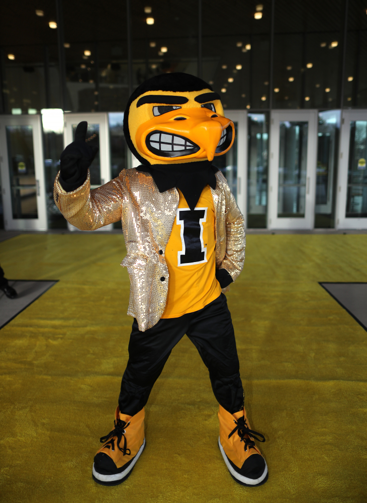 The 2019 Golden Herkys yellow carpet Tuesday, April 23, 2019 at Hancher Auditorium. (Brian Ray/hawkeyesports.com)