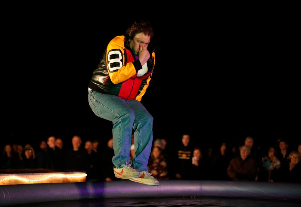 The Hawkeye Wrestling Club Arctic Plunge Saturday, January 27, 2018 at Brown Dear Golf Course in Coralville. (Brian Ray/hawkeyesports.com)