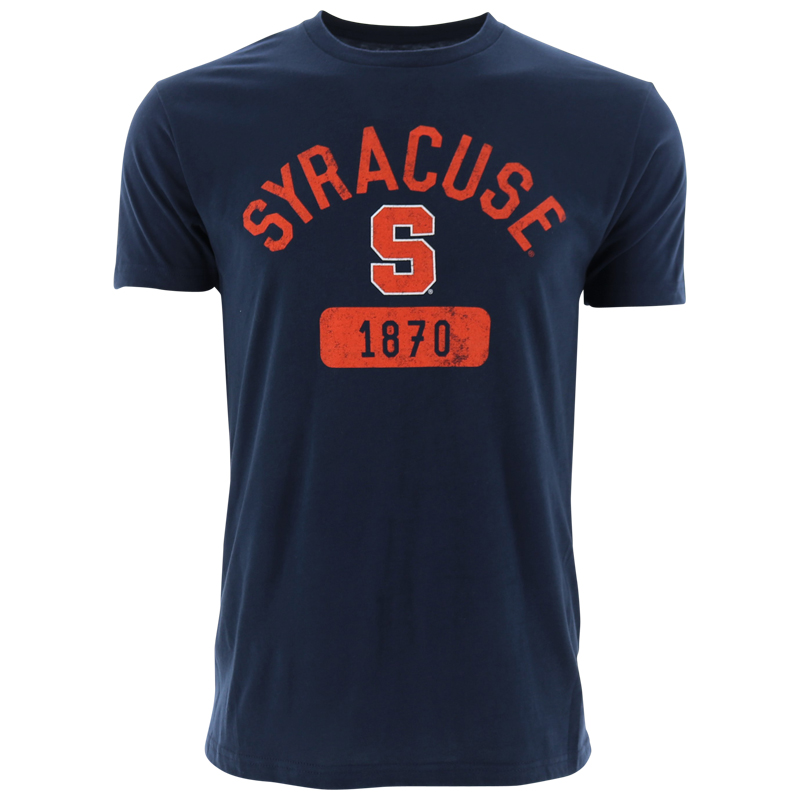 Syracuse Orange Est Vintage Arc Unisex Sueded Short Sleeve T-Shirt