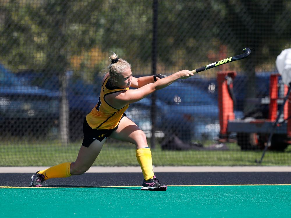 Iowa Hawkeyes Makenna Grewe (4) against Indiana Sunday, September 16, 2018 at Grant Field. (Brian Ray/hawkeyesports.com)
