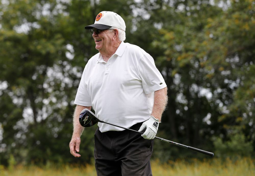 Dr. Tom Davis at the 2018 Chris Street Memorial Golf Outing Monday, August 27, 2018 at Finkbine Golf Course. (Brian Ray/hawkeyesports.com)